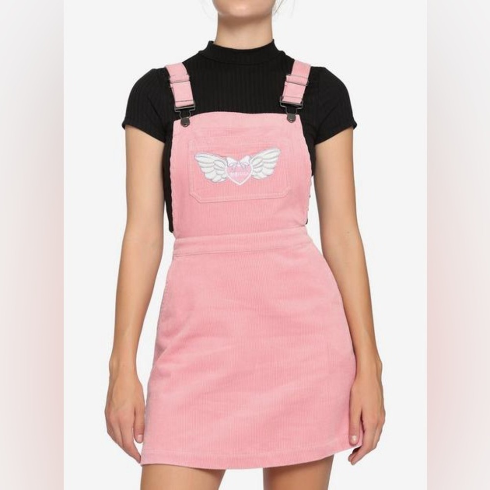 💓 Hot Topic Pink Kawaii Corduroy Skirtall